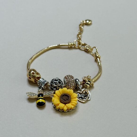 Sunflower Bracelet #1795 - Picture 5 of 5